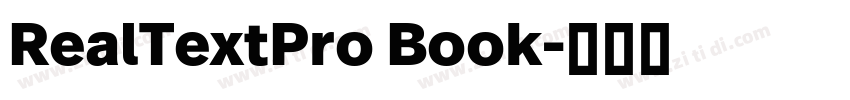 RealTextPro Book字体转换 RealTextPro Book字体转换